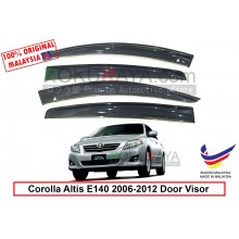 Toyota Corolla Altis E140 (10th) 2006-2012 AG Door Visor Air Press Wind Deflector (Big 12cm Width)